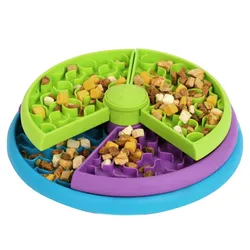 Cuenco comedero lento antipicado para gatos y perros
