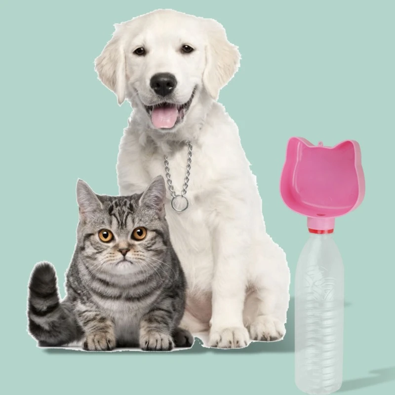 Botella de agua portátil para perros y gatos sin fugas - imagen 4