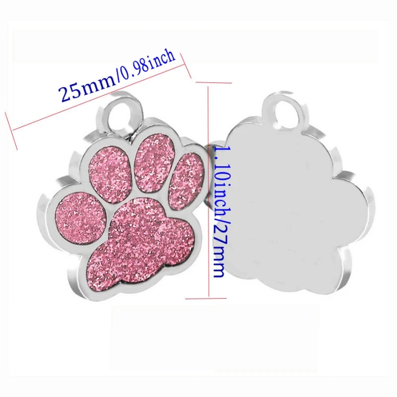 Etiqueta de identificación personalizada, etiquetas de dirección para mascotas para perros, gatos, Collar grabado, colgante, nombre, etiqueta para perro, accesorios para perros, artículos para gatos - imagen 3