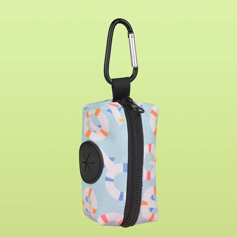 Dispensador de soporte para bolsa de caca de perro, diseño de lujo con estampado colorido, regalo del Día de San Valentín para accesorio de correa (sin correa ni 1 Uds. - imagen 5