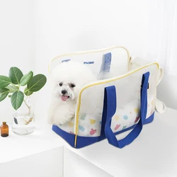 Bolsa transporte perros pequeños y gatos transpirable portátil