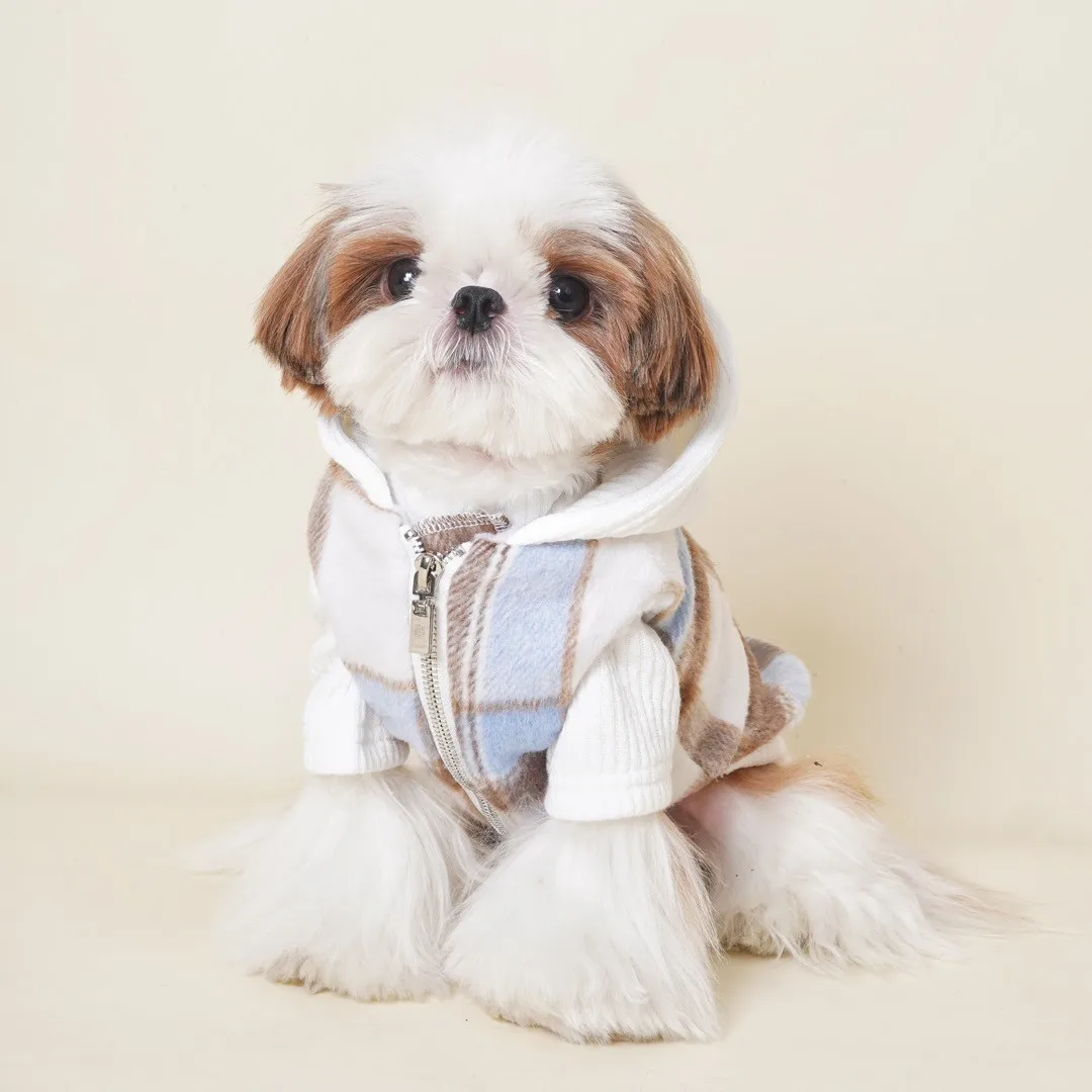 Camisa Base blanca de cuello alto para otoño e invierno, camiseta de Teddy Yorkshire, chaleco para perro, ropa para cachorro, ropa para perros pequeños - imagen 5