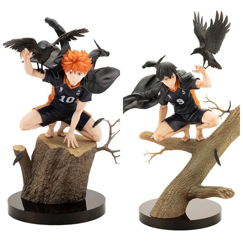Shoyo Hinata en postura dinámica de voleibol