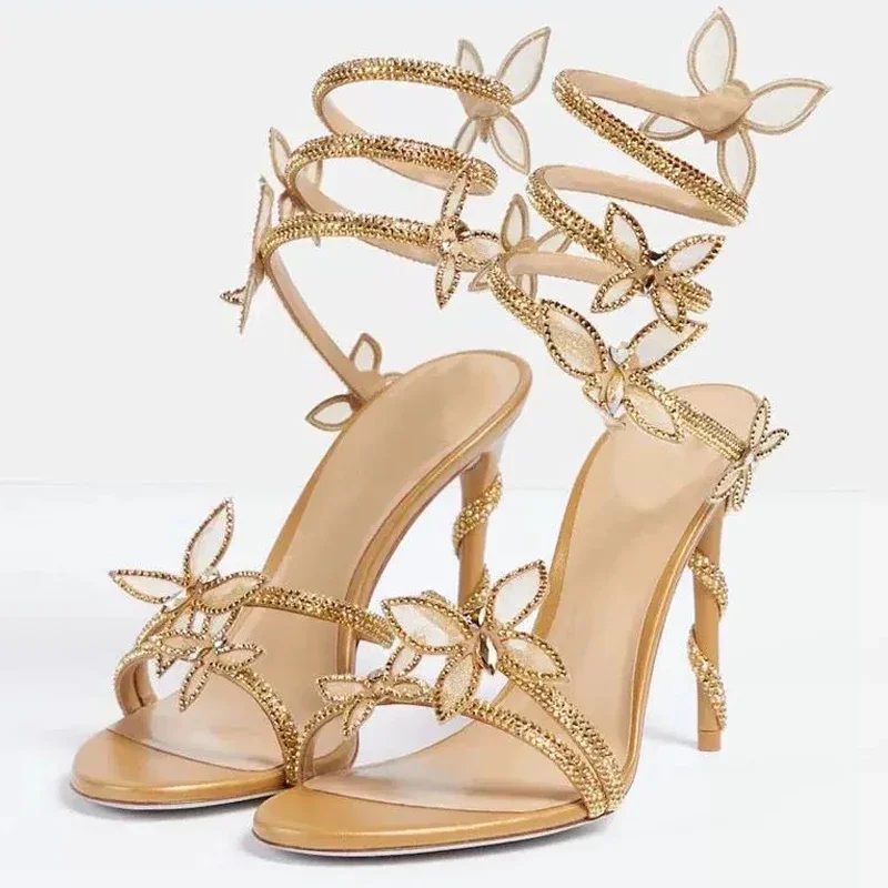Sandalias glam con flor de cristal para gatos y perros – urbano - imagen 2