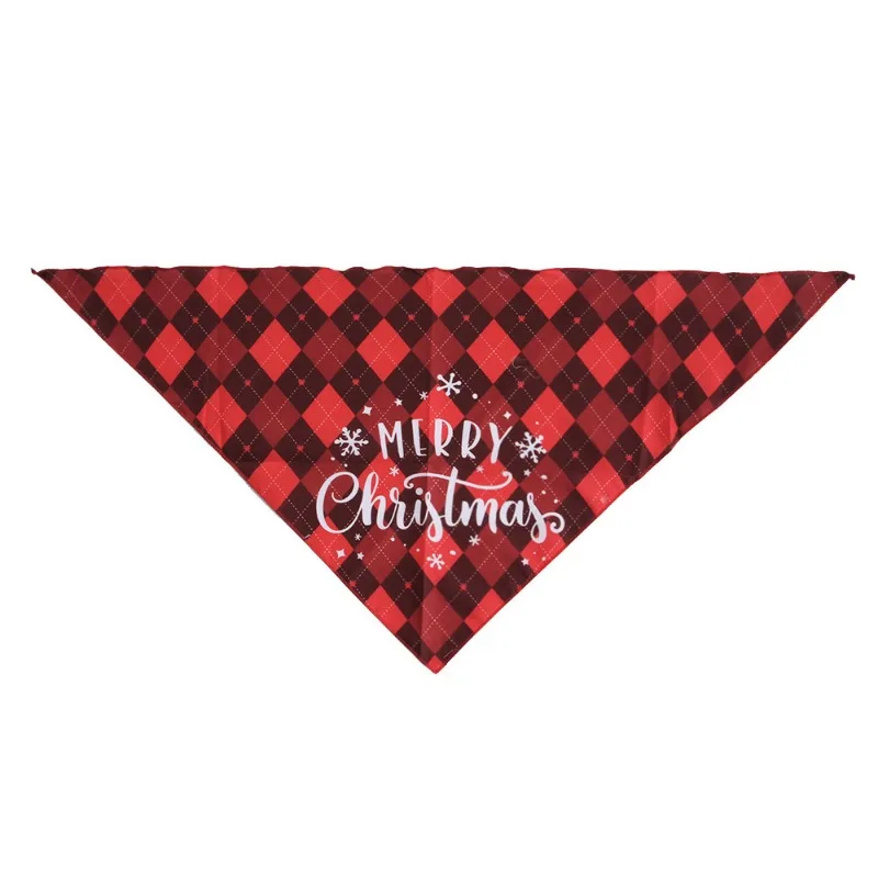 Conjunto de vestido de Navidad para perro, sombrero de árbol de Navidad, alce, muñeco de nieve, bufanda triangular, pañuelo para el cuello para gatos, tocado, pajaritas para perros - imagen 4
