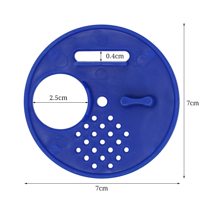Herramientas de apicultura, puerta de colmena de plástico, salida de abeja individual, ventilación de entrada, puerta de ventilación, colmena, suministros de puerta de nido, 5 uds. - imagen 3