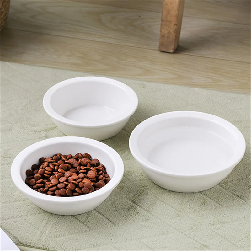 Tazones de cerámica para gatos y perros - Comederos redondos duraderos - imagen 4