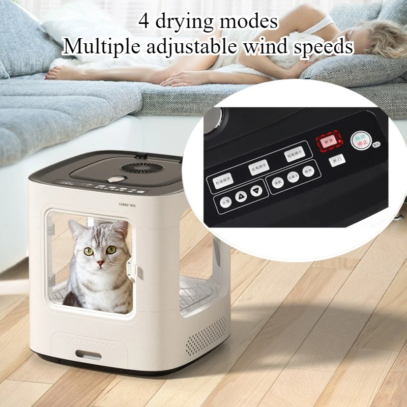 Secador de pelo automatico para gatos y perros 1700W: bajo ruido - imagen 5