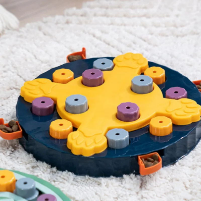Juguetes rompecabezas para perros, aumenta el coeficiente intelectual para cachorros, alimentador automático interactivo, dispensador de alimentos, cuenco de alimentación lenta para gato, juego de entrenamiento para mascotas y perros - imagen 2