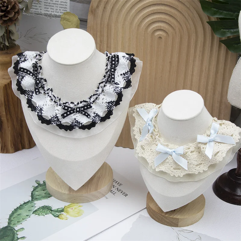 Collar de pañuelos de encaje para perro con lazos, Collar de gato negro y verde, Baberos, accesorios para perros, toalla de Saliva para niñas, suministros de productos para perros pequeños - imagen 2