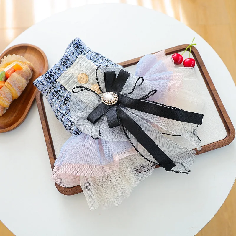 Vestido princesa con lazo para perros mini – Chihuahua y Bichón Maltés