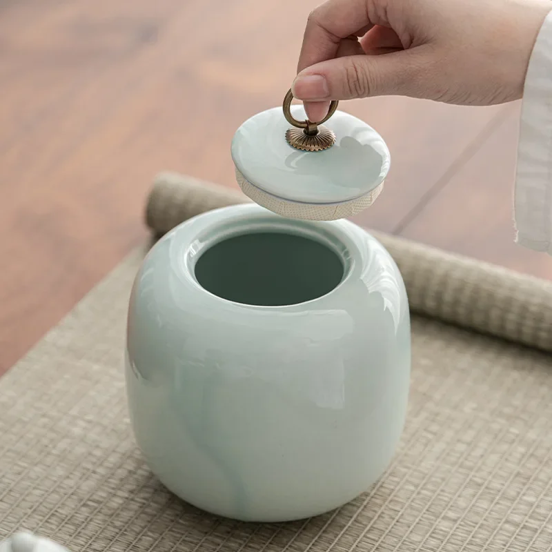 Mini contenedores de urna para mascotas de cerámica, urnas de tamaño pequeño, contenedor sellado, urna para perros de porcelana, ataúd conmemorativo para gatos, cenizas humanas - imagen 4