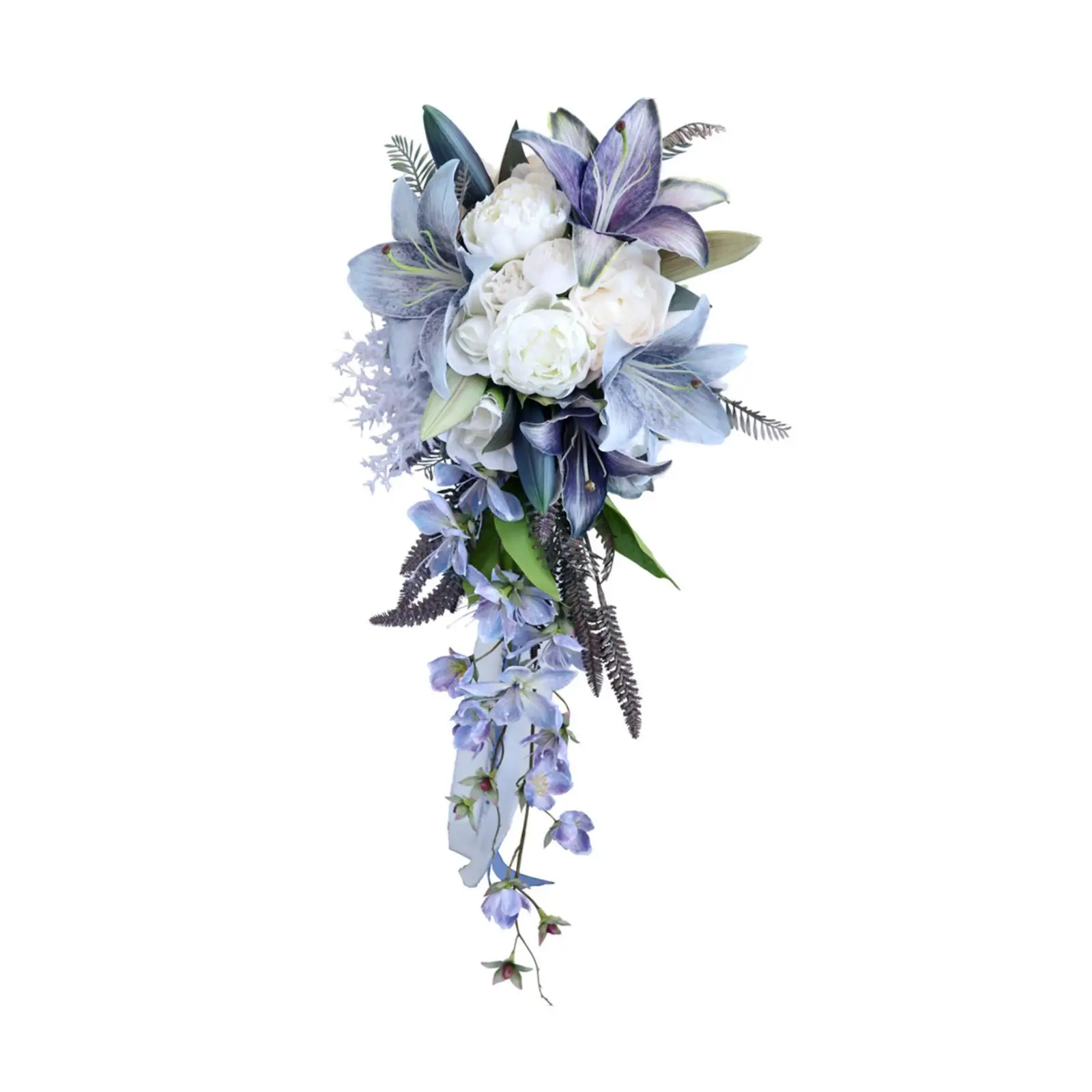 Wedding Bouquet Artificial Toss Bouquet Teardrop Elegant Romantic Bridesmaid Bouquet Cascading Bridal Bouquet for Anniversary Wedding Bouquet Artificial Toss Bouquet Teardrop Elegant Romantic Bridesmaid Bouquet Cascading Bridal Bouquet for Anniversary