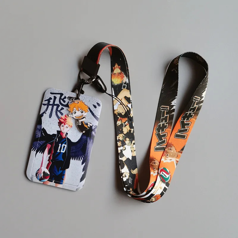 Funda porta tarjetas Haikyuu PVC con cordón para llavero - imagen 2