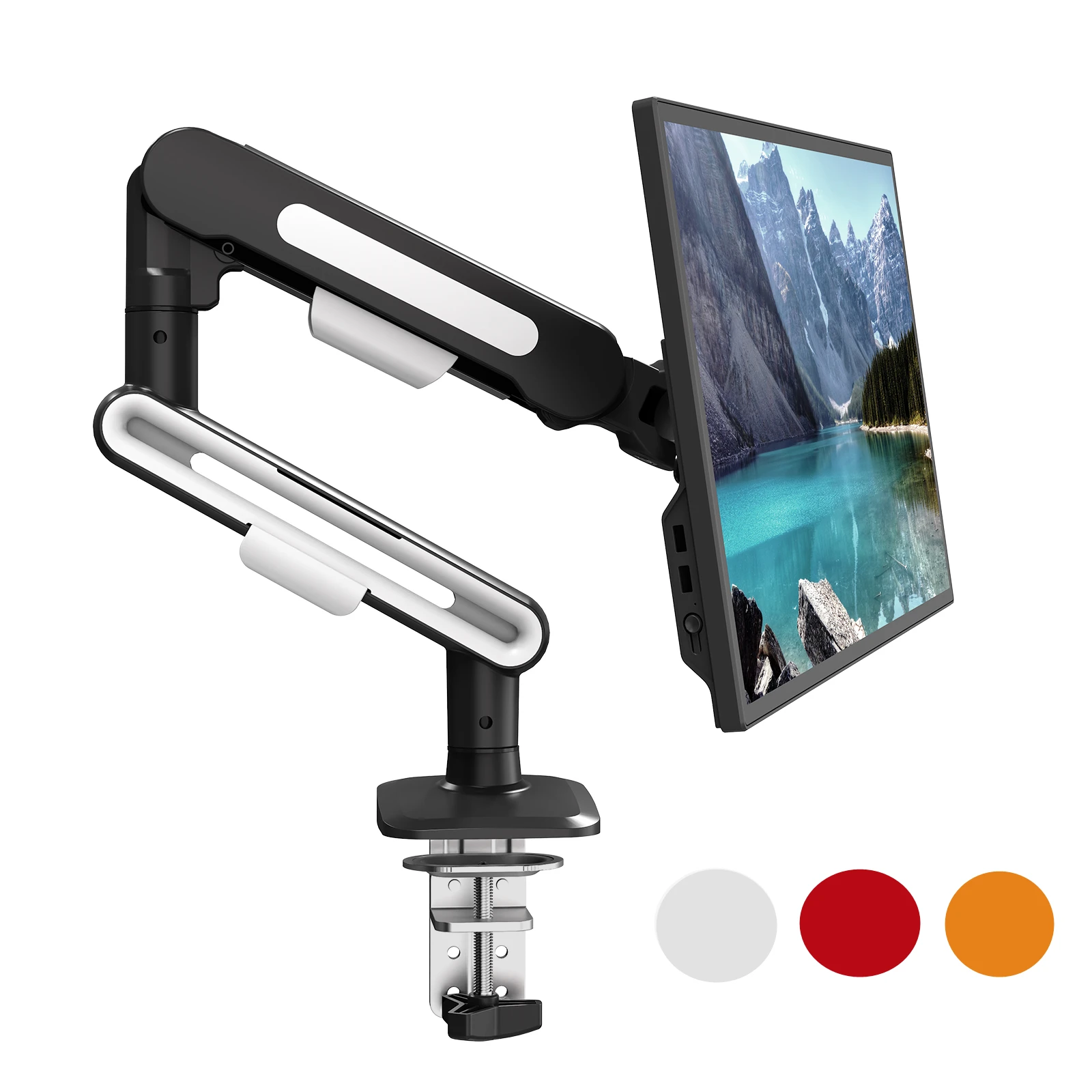 Nueva actualización de soporte de montaje para Monitor de escritorio para pantallas LCD de 13 a 32 pulgadas, Base de elevación de brazo mecánico giratorio, soporte de pantalla de TV de escritorio