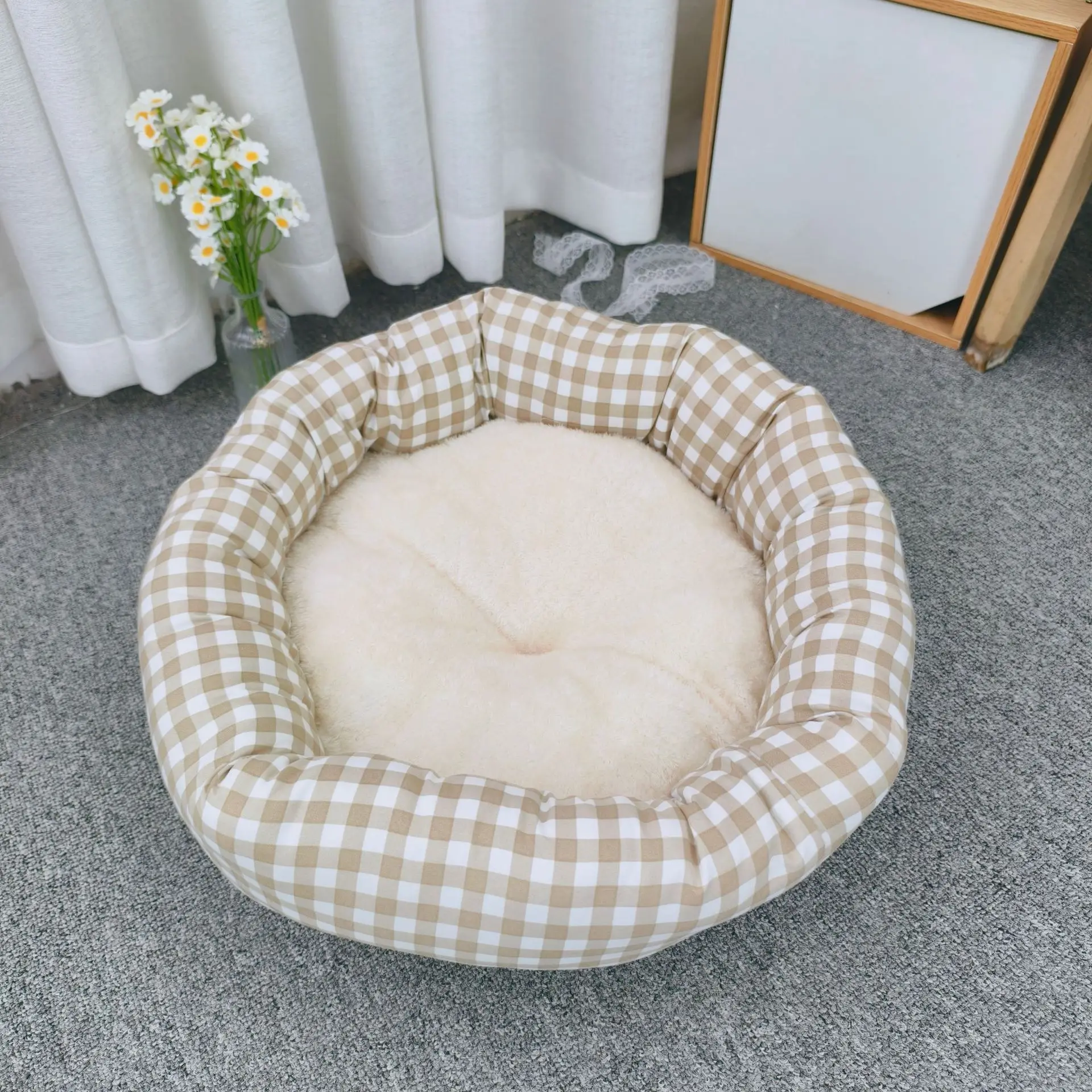 Cama 2 en 1 reversible para gato y perro – Alfombra doble cara cálida - imagen 5