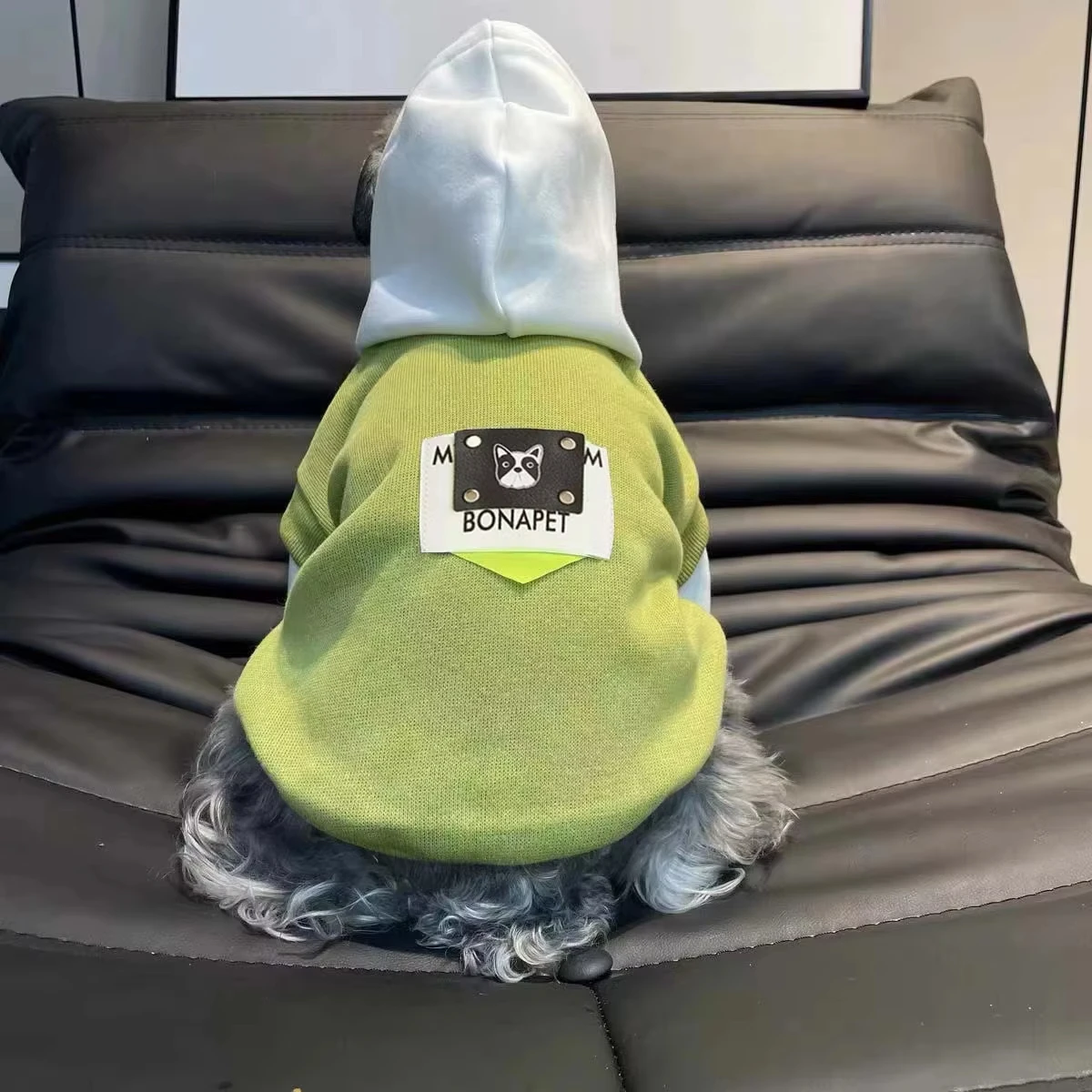 Ropa para perros, Sudadera con capucha de invierno para perros, abrigos cálidos para cachorros de Bulldog Francés para perros pequeños y medianos, disfraz para mascotas, Chihuahua Pug - imagen 5