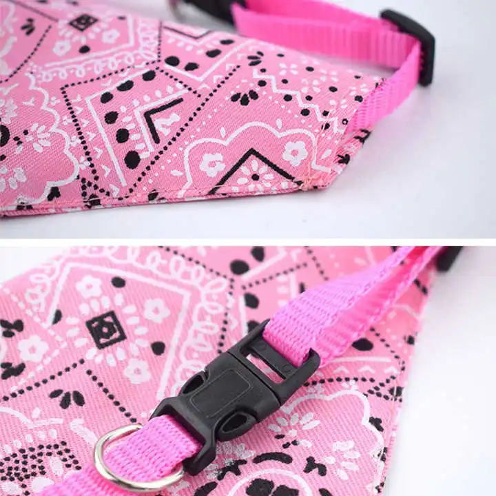 Vendaje Triangular ajustable para mascota, perro, gato, bufanda lavable, Bandana, Collar, Baberos, decoración de cuello de gato, vestido de fiesta de cumpleaños - imagen 2