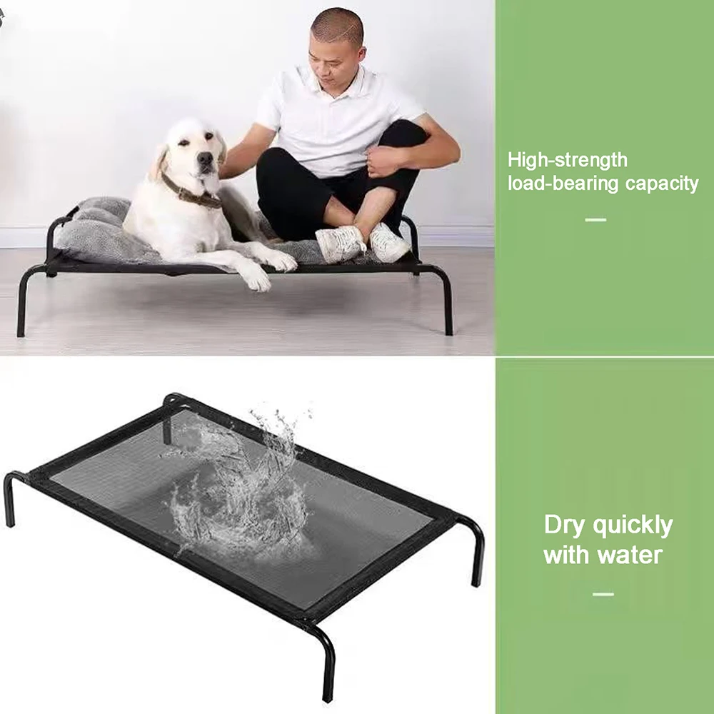 Cama elevada para perros grandes y gatos - exterior e interior