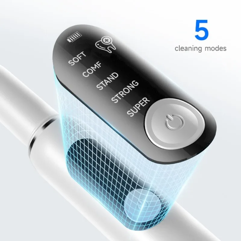Cepillo dental eléctrico con LED para perros y gatos – Recargable USB - imagen 5