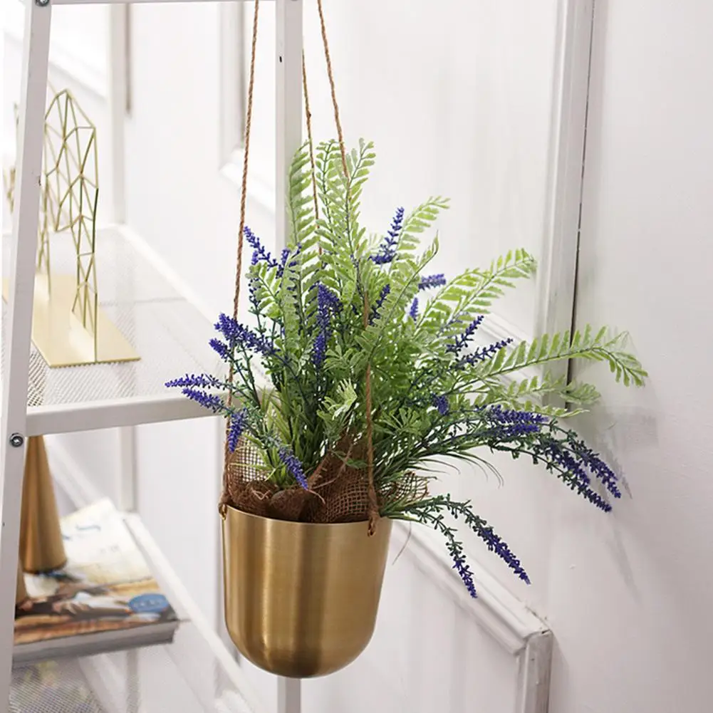 Soporte para plantas de superficie lisa, maceta colgante para jardín, bricolaje - imagen 2