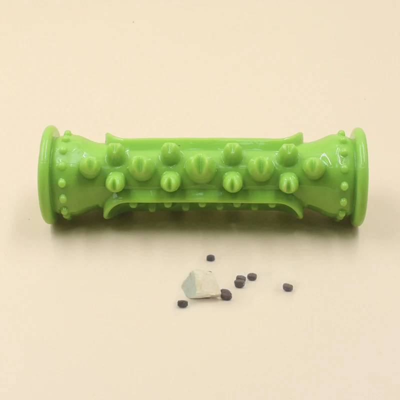Cepillo de dientes para perros, palo de juguete para masticar, Molar de goma suave, juguetes interactivos para perros pequeños, juguete de comida duradero para masticar con fugas - imagen 2