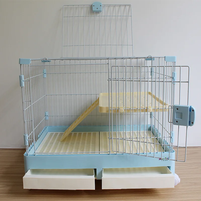 Jaula para gatos con cajón doble para conejo y cobaya - imagen 2