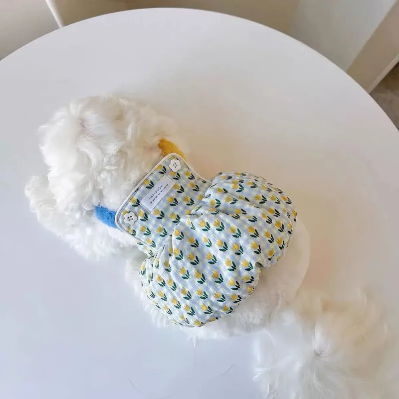 Falda de calabaza cálida INS, bonito abrigo a cuadros, falda de tulipán para mascotas, cachorro, gato, mascota, osos de Pomerania, vestido de Otoño Invierno, vestido para perros pequeños - imagen 4