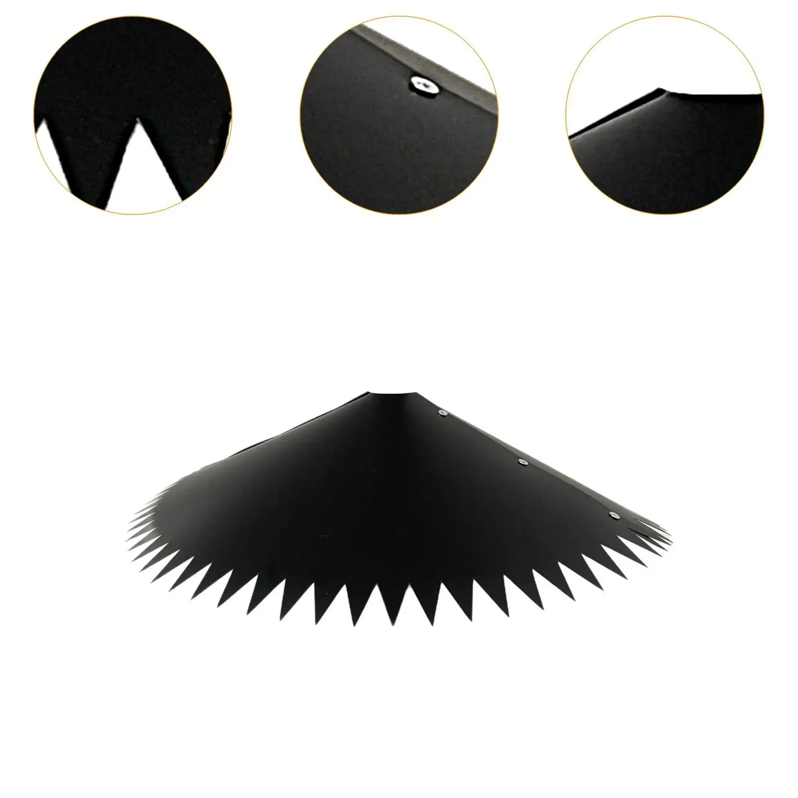 Squirrel Dome Baffle for Bird Feeder Pole for Garden Patio with Spiked Edges