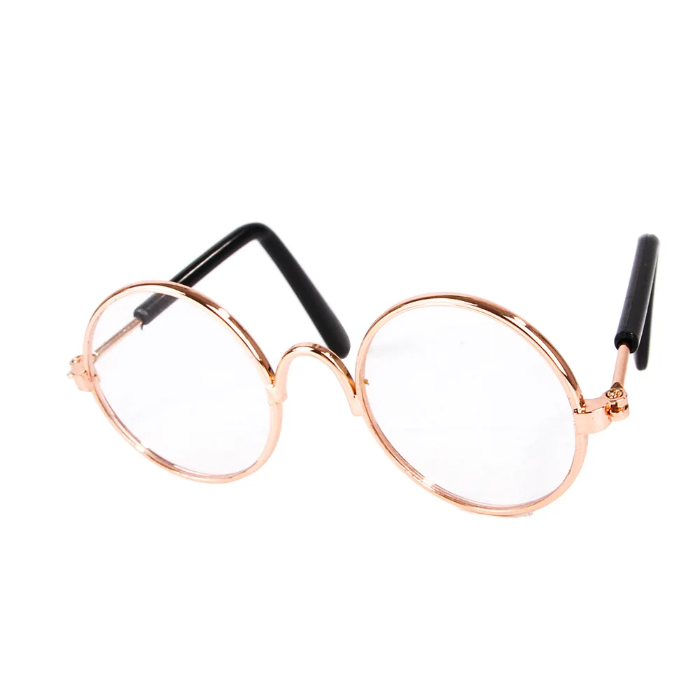 Vintage Round Pet Cat Sunglasses Pet Products for Small Dogs Dog Kitten Puppy Cat Accessories Reflection Eyewear Glasses - imagen 3