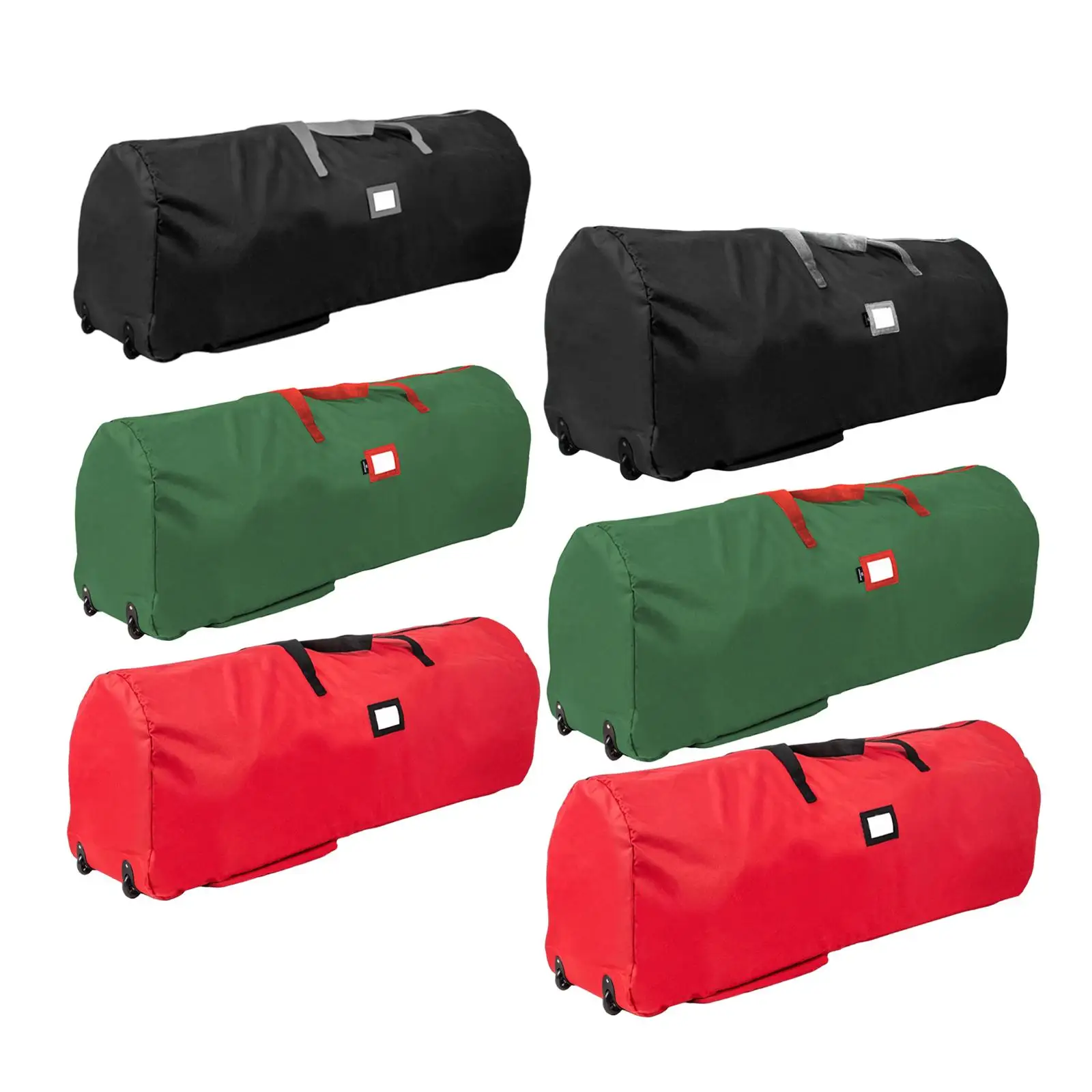 Portabolsas para árbol de Navidad con ruedas, accesorios para portatarjetas de Navidad artificiales con - imagen 3