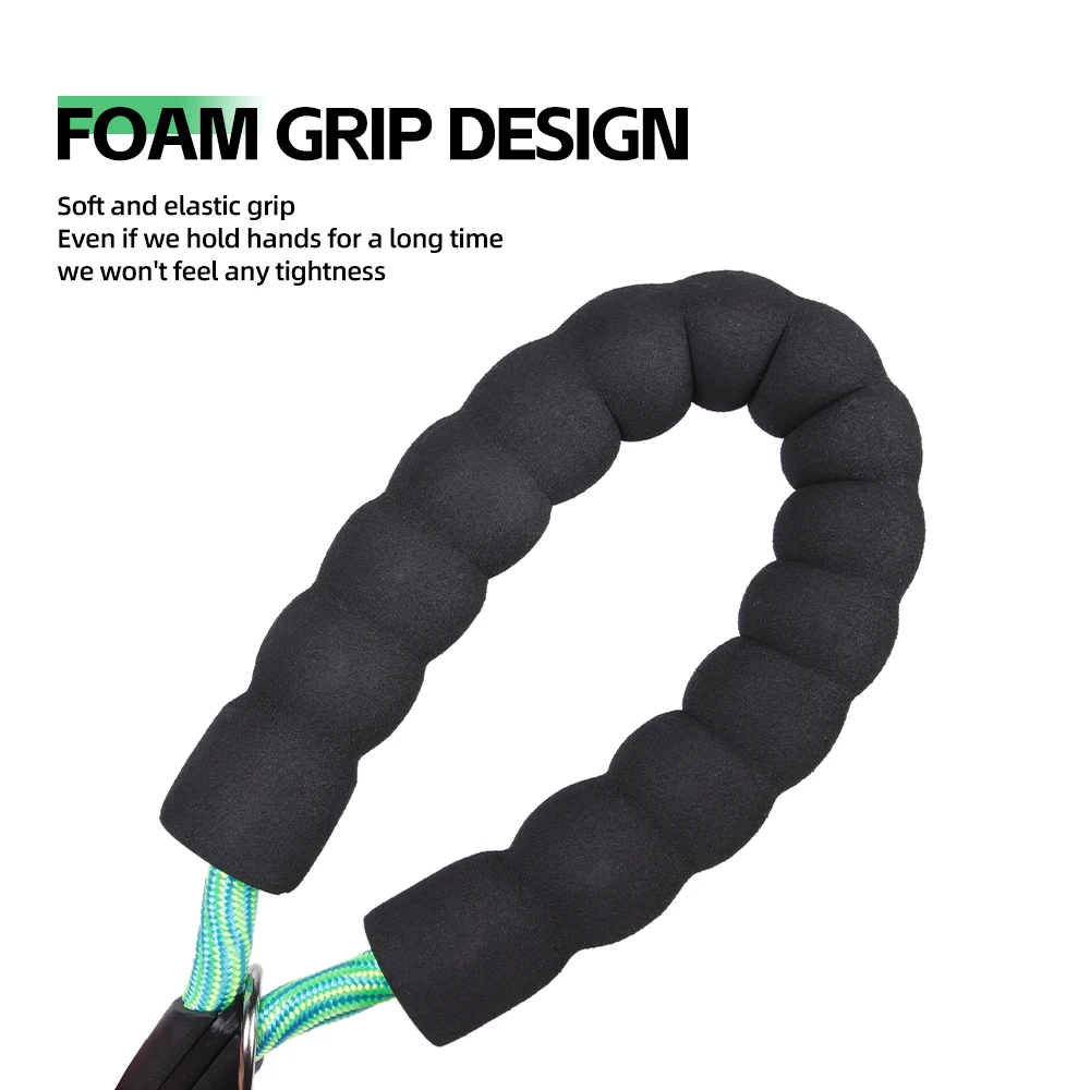 Correa de nailon sin tirones para perros pequeños y medianos, plomo reflectante antienredos para mascotas con mango cómodo, cuerda de entrenamiento para caminar - imagen 3