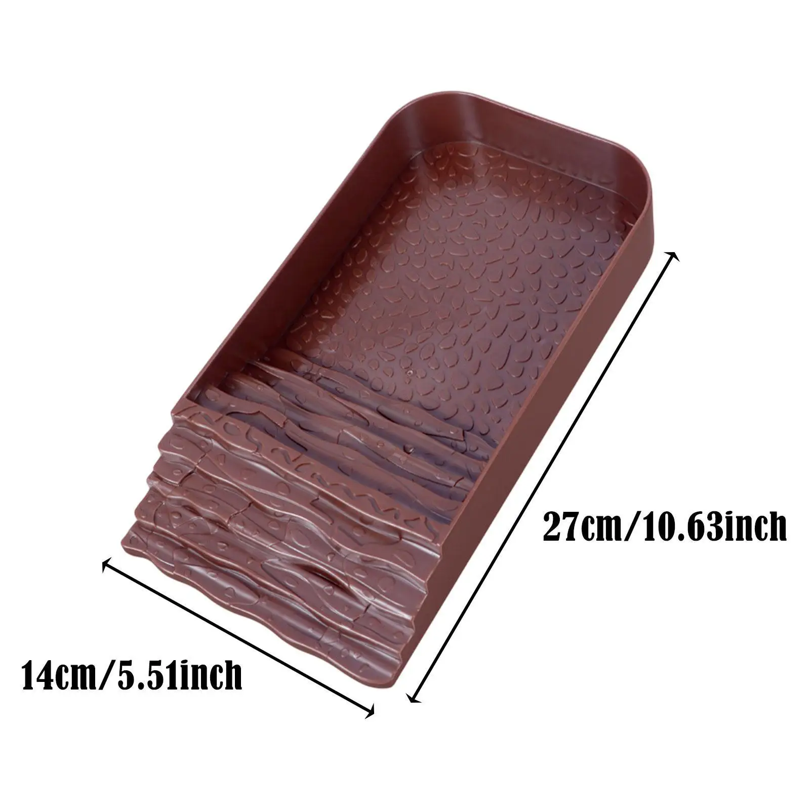 Turtle Food Bowl Tortoise Feeder Reptile Bath Pool for Scorpion Gecko Snake