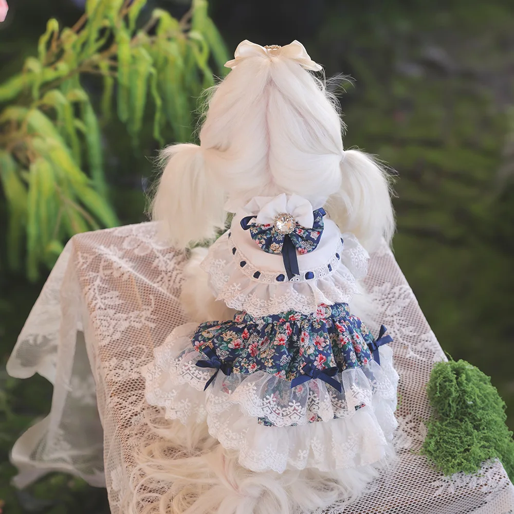 Vestidos de princesa para perros pequeños, vestido de princesa para perros, vestido de boda para mascotas, ropa Formal para fiesta de cumpleaños para cachorros, vestido de tul para perros