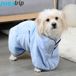 Toalla albornoz de secado rápido para perros y gatos