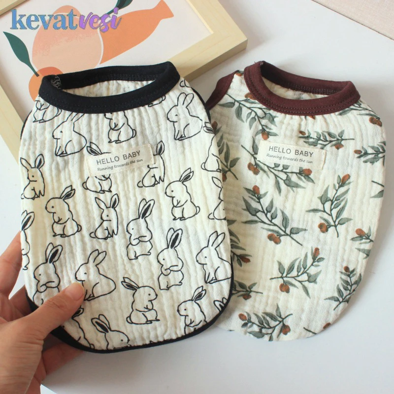 Ropa de primavera para perros, ropa transpirable para mascotas para perros pequeños y medianos, chaleco suave y cómodo para cachorros, disfraces para Chihuahua y Yorkies