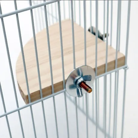 Plataforma percha 2 en 1 para jaula de pájaros – Descanso y salto - imagen 5