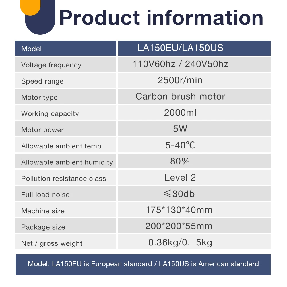 Agitador magnético C2, Control electrónico de velocidad, mezclador magnético de 2500rpm con barra agitadora, mezclador de líquidos de 2000ml, agitador con enchufe UE y EE. UU. para laboratorio - imagen 5