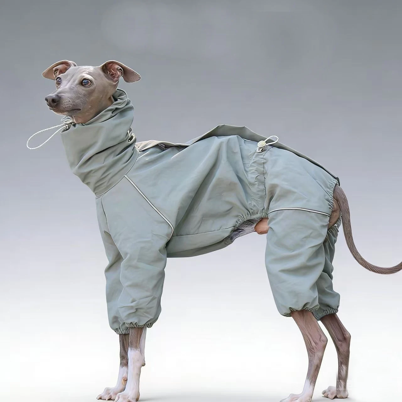 Cortavientos impermeable para Galgo Español y Whippet – Chaqueta ajustable - imagen 5