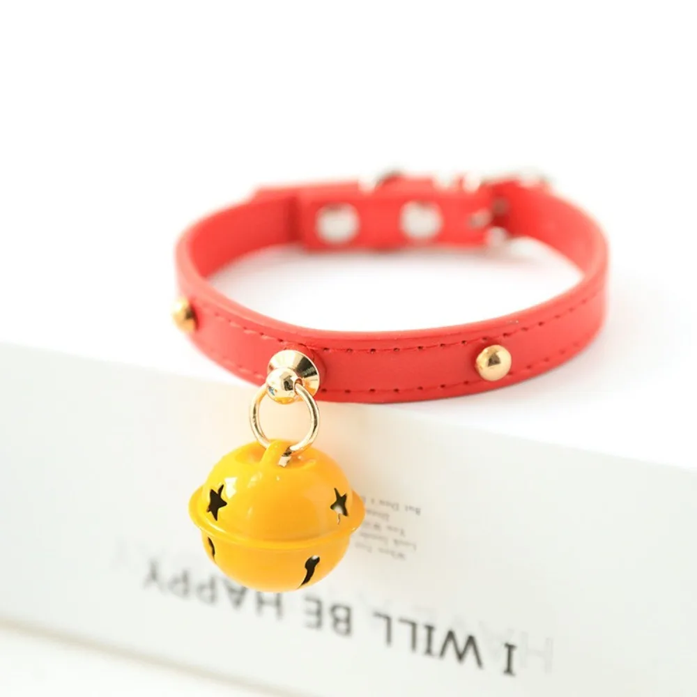 Collar con correa y cascabel para perro y gato - imagen 2