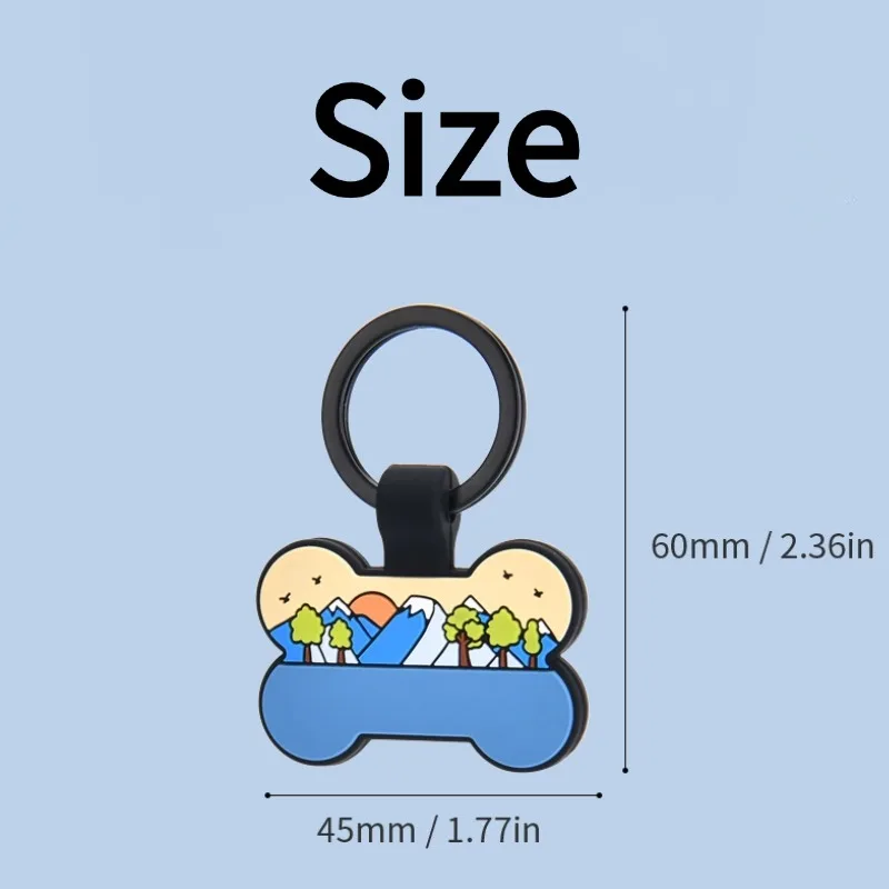 Etiqueta antipérdida de hueso de silicona para mascotas, Collar para perro cachorro, etiqueta de nombre, accesorios personalizados para perros, etiquetas de identificación personalizadas para mascotas, colgante, 2026 - imagen 5