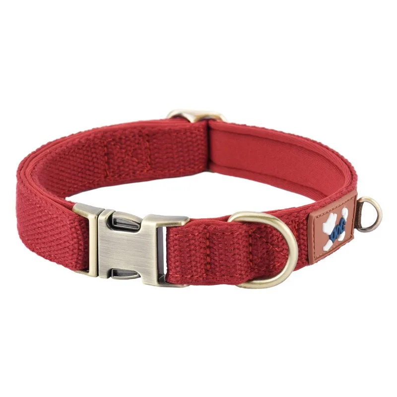 Collar de perro acolchado suave, collares de nailon duraderos para perros, collares ajustables para mascotas para perros pequeños, medianos y grandes, Bulldog Francés - imagen 2