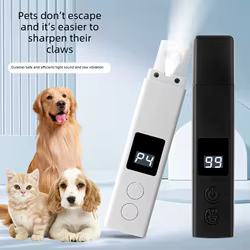 Molinillo de uñas para perros, gatos con luz y cubierta antipolvo
