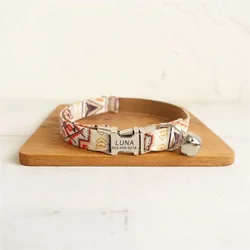 Collar personalizado para gato con grabado gratis y correa a juego