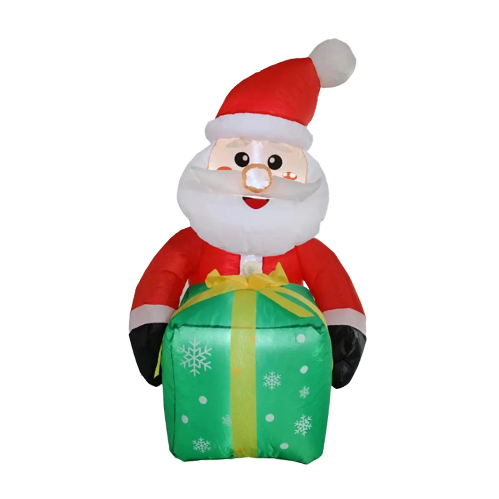 Papá Noel inflable de Navidad, explosión hacia arriba, luces LED integradas, decoración de patio de césped de jardín, decoración de patio para jardín, patio, césped de invierno - imagen 3