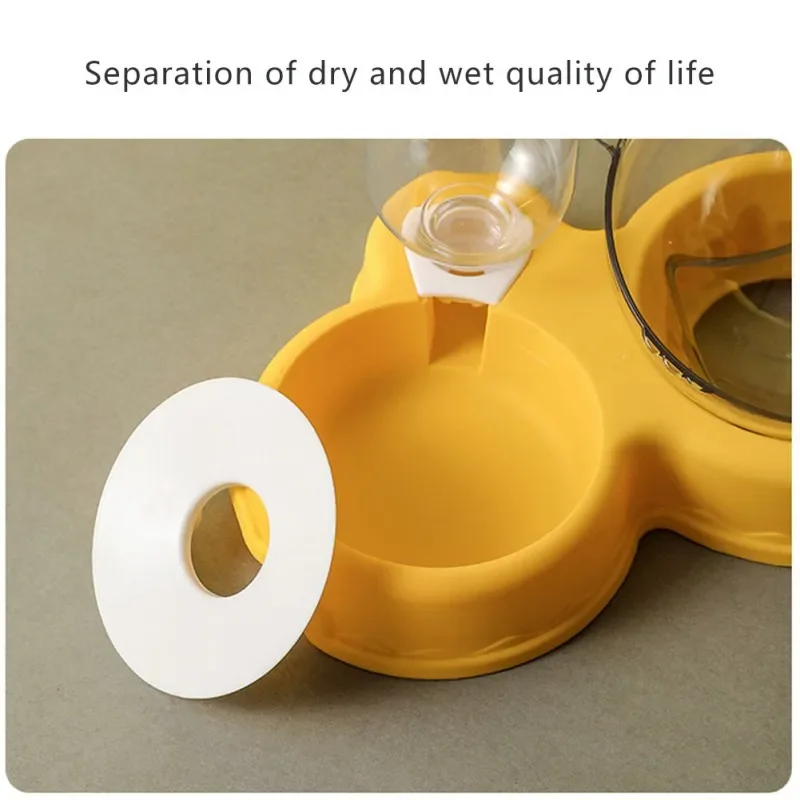 Cuencos dobles para perros y gatos, dispensador de comida para perros sin derrames, alimentador desmontable para mascotas, cuenco de comida de agua para perros y gatos - imagen 5