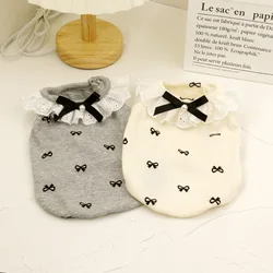 Jersey con lazo y capucha para gato – Peluche suave