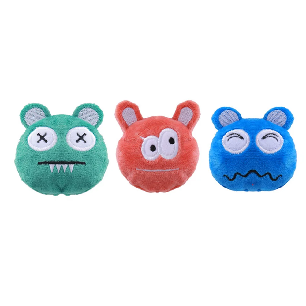 Divertido juguete para gatos en forma de monstruo: diseño creativo con hierba gatera, juguete de peluche suave resistente a masticar para gatos, divertido juguete interactivo para mascotas