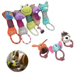 Mordedor interactivo con mango para perros pequeños y medianos