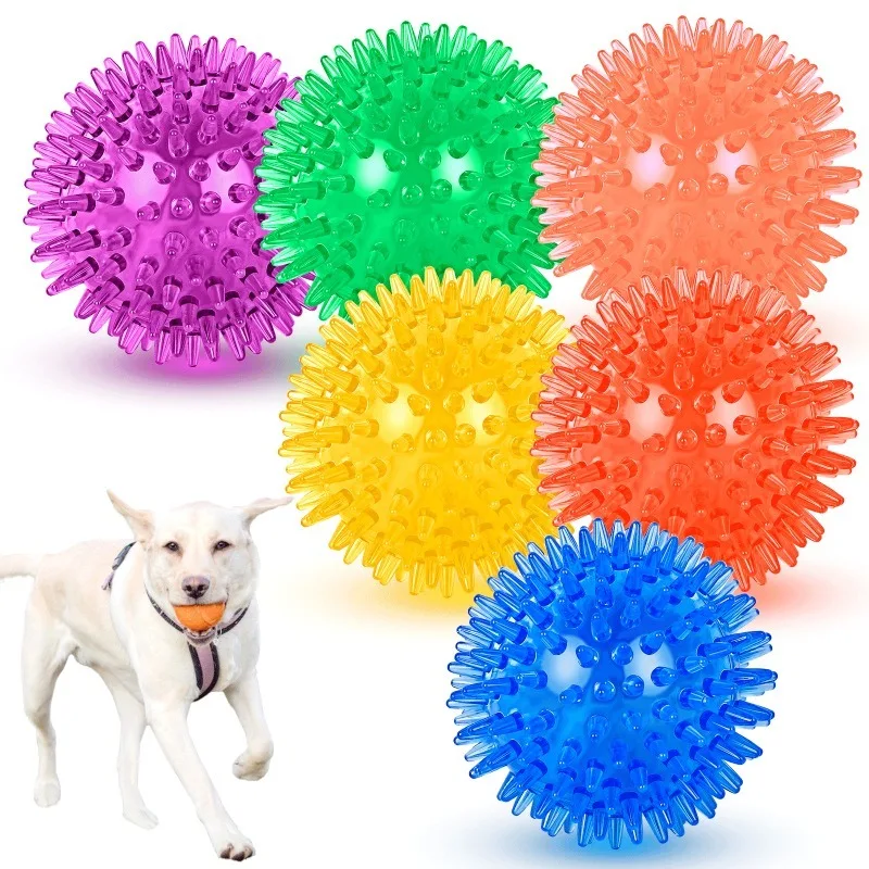 Juguete para masticar para perros pequeños, limpieza Molar de dientes, TPR, resistente a mordeduras, juego interactivo para cachorros, suministro para mascotas - imagen 4